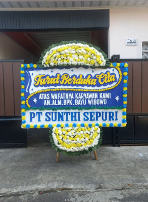 Papan Bunga Duka di Singkil Dua