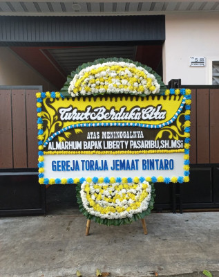 Papan Bunga Duka di Singkil Dua